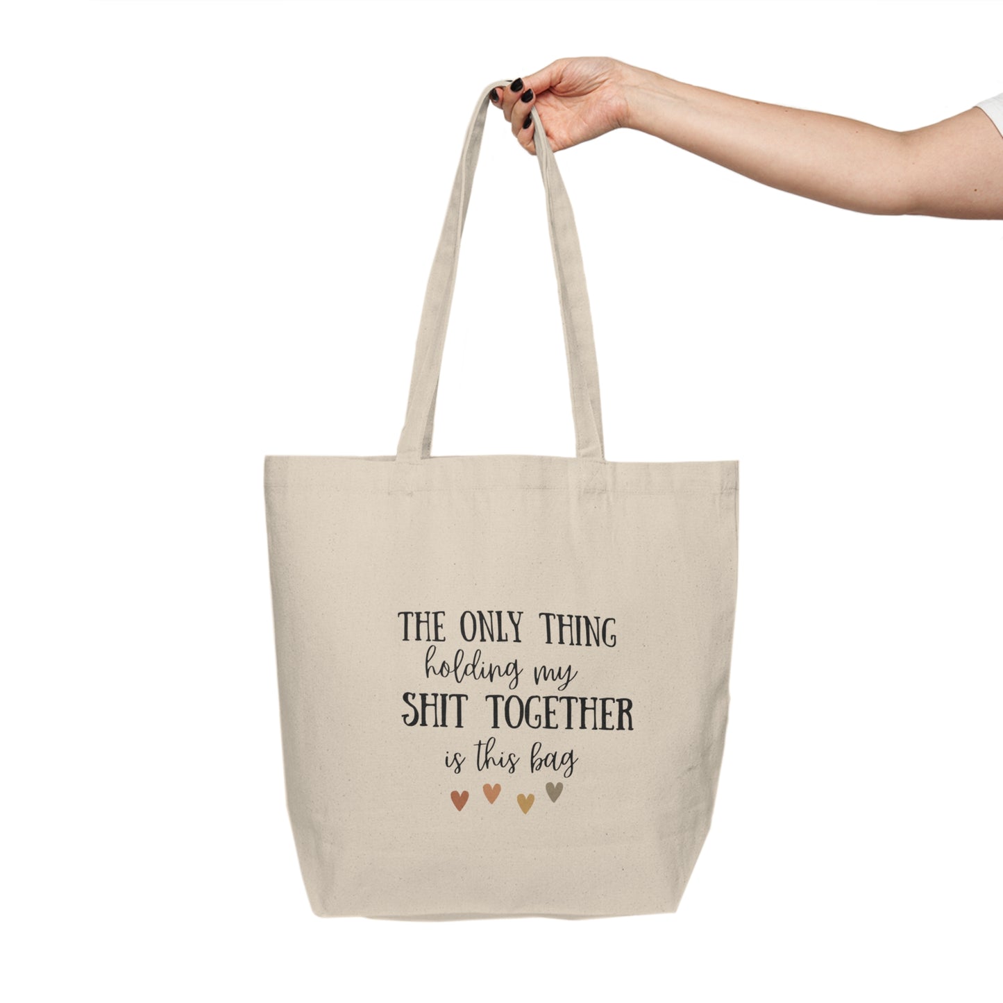 Holding It Together Tote – Funny Cotton Bag for Life’s Chaos