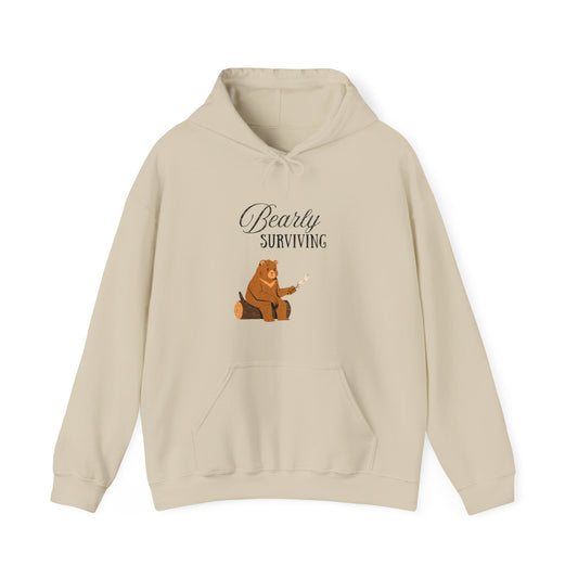 Bearly Surviving Hooded Sweatshirt